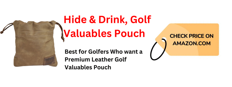 Hide & Drink, Golf Valuables Pouch