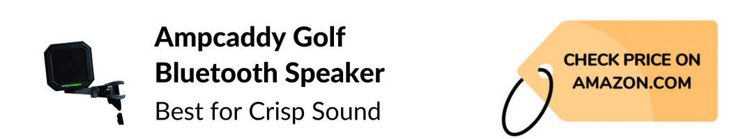 Ampcaddy Golf Bluetooth Speaker with Mount