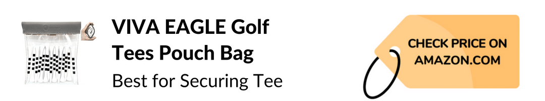 VIVA EAGLE Golf Tees Pouch Bag Best for Securing and Keeping Tees Clean