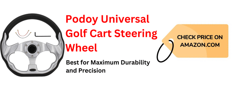 Podoy Universal Golf Cart Steering Wheel