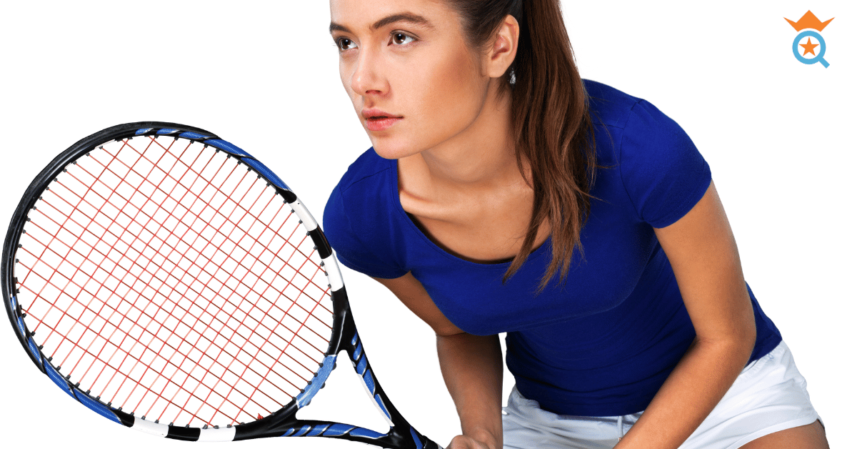 tennis player holding a racket