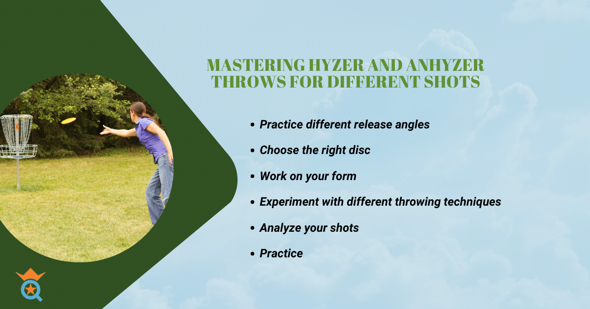 Mastering Hyzer and Anhyzer Throws for Different Shots