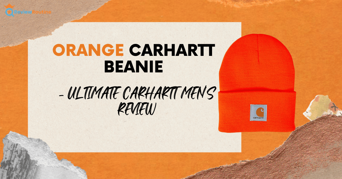 Orange Carhartt Beanie