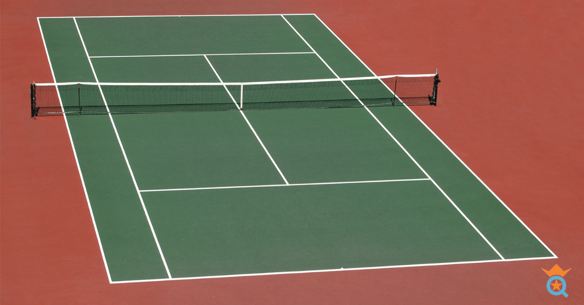 The Lines of a Tennis Court: Mapping the Playing Area