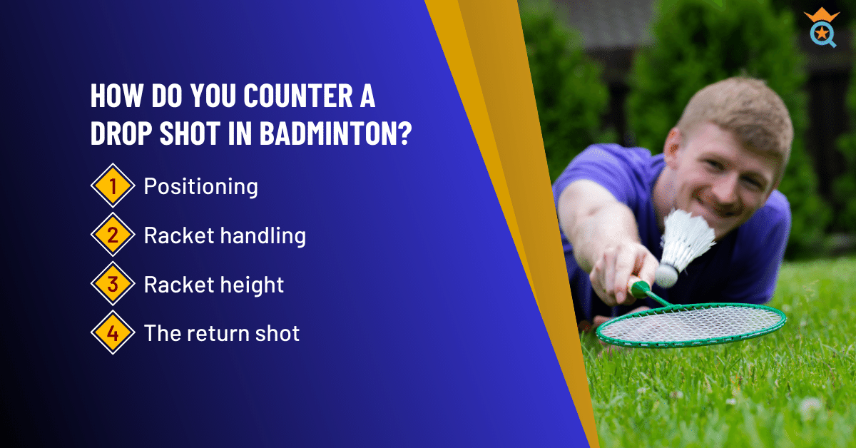 Counter a Drop Shot in Badminton