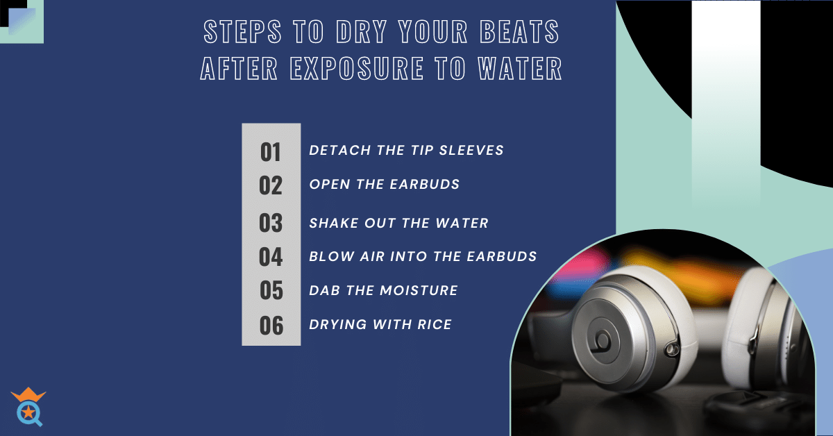 Steps to Dry Your Beats After Exposure to Water