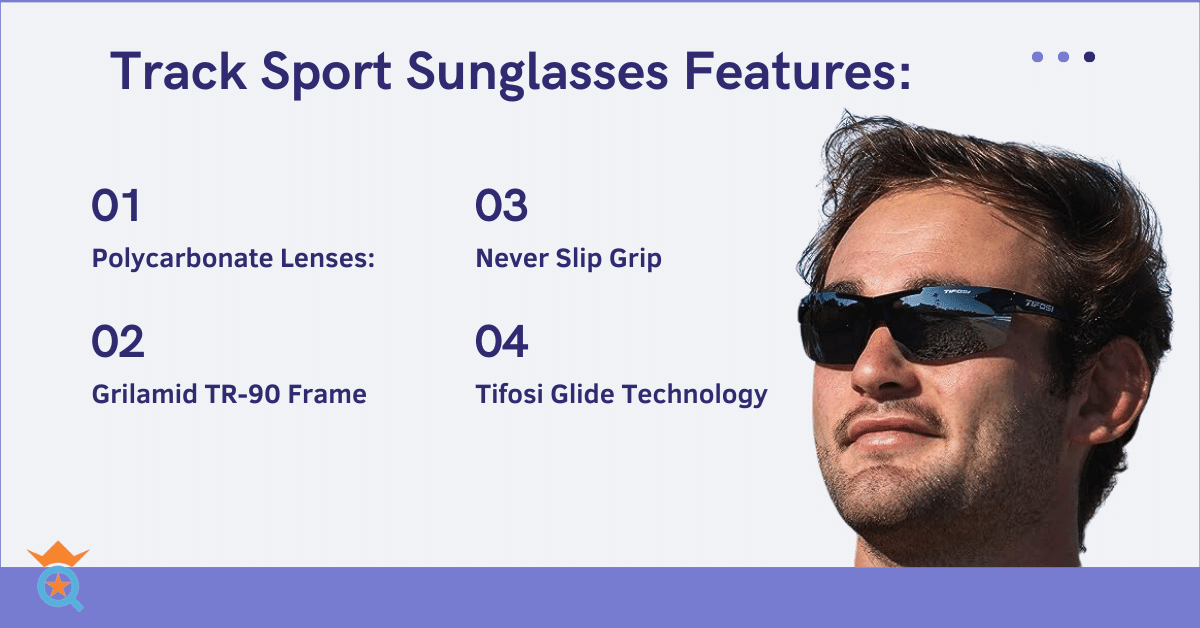 Track Sport Sunglasses Features